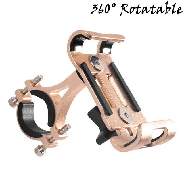 Bicycle Phone Mount Holder Rack Aluminum Alloy for Universal Mountain Bike Motorcycle GK99