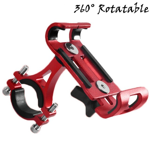 Bicycle Phone Mount Holder Rack Aluminum Alloy for Universal Mountain Bike Motorcycle GK99