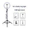 Video Light Dimmable LED Selfie Ring Light USB ring lamp Photography Light with Phone Holder 2M tripod stand for Makeup Youtube